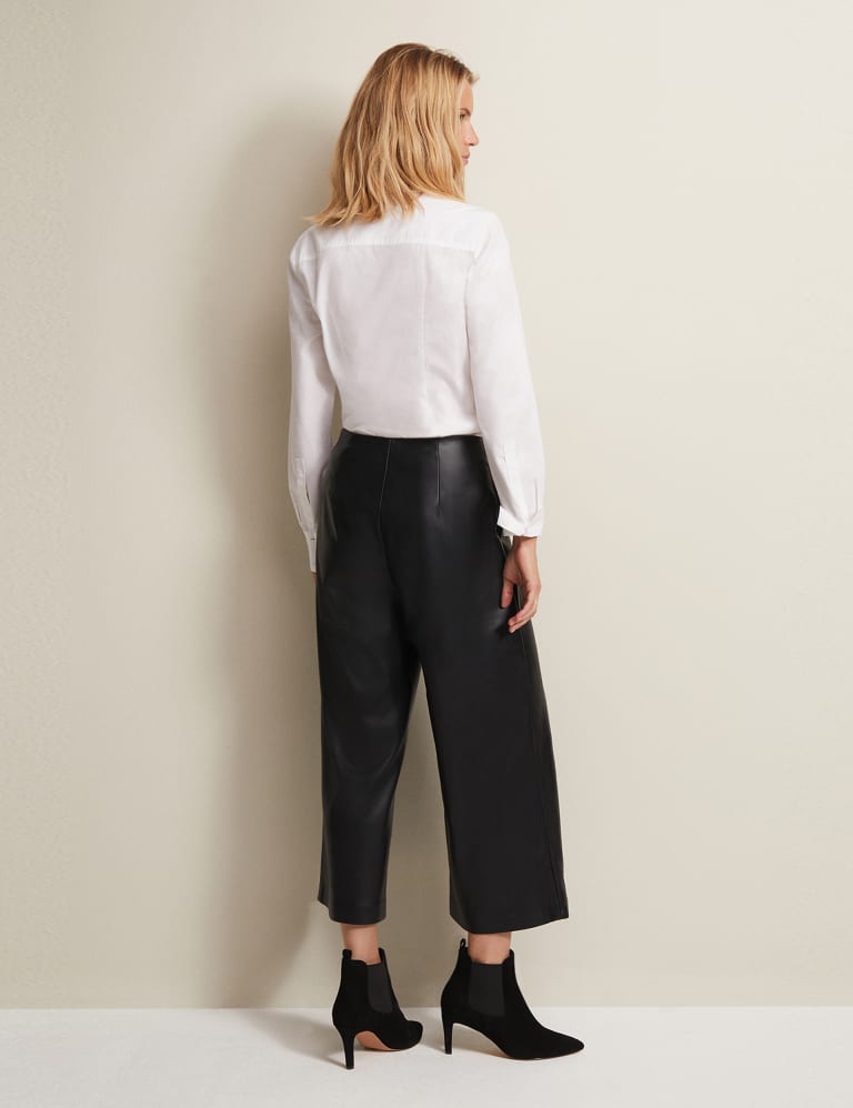Leather Look Culottes Phase Eight M S