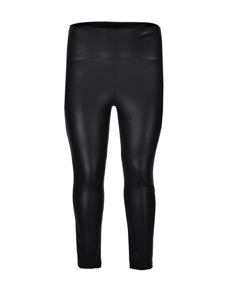 Leather Look Leggings, Live Unlimited London