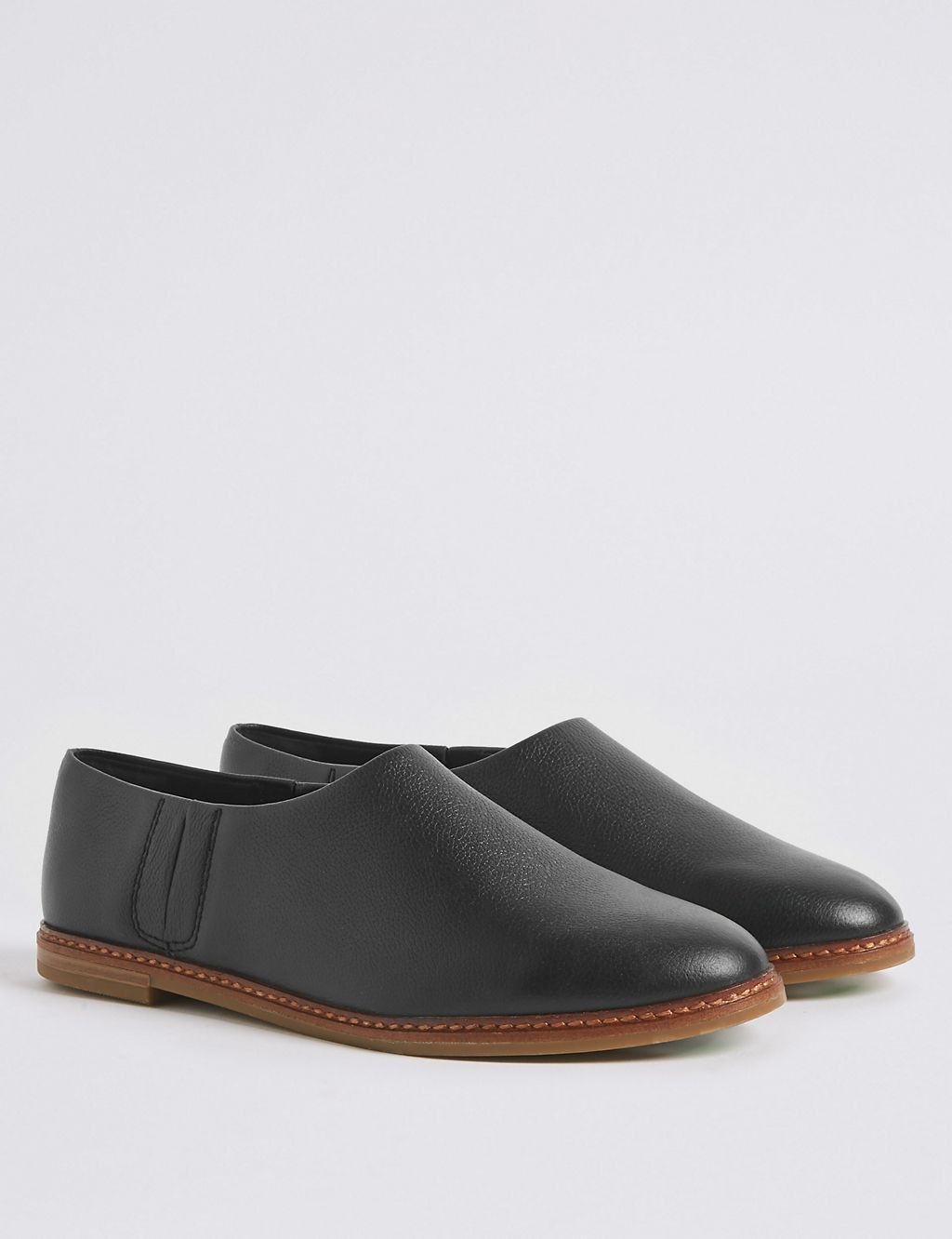 Leather Low Cut Loafers 2 of 6