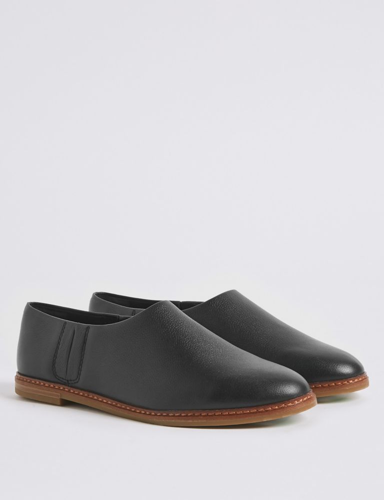 Leather Low Cut Loafers 3 of 6
