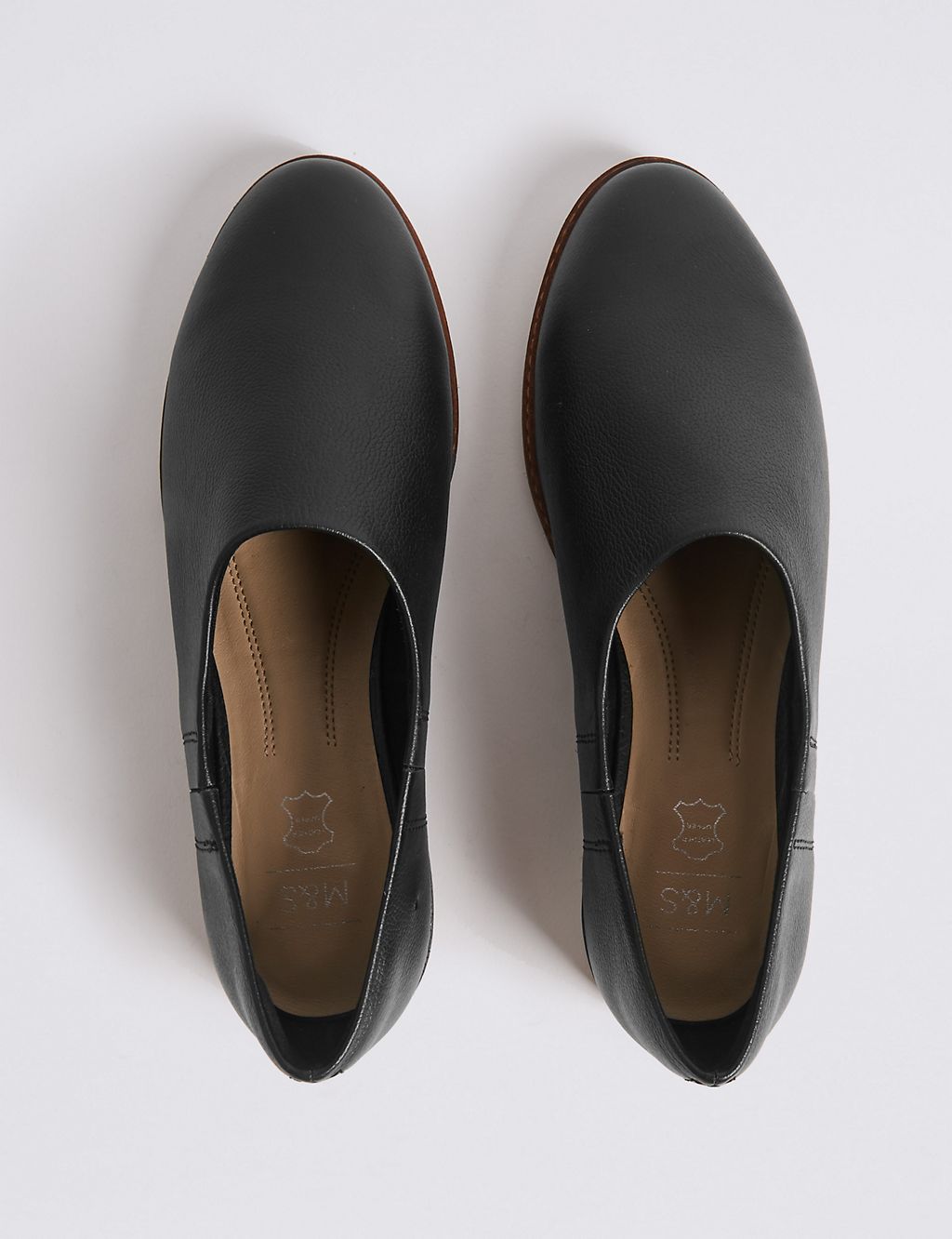 Leather Low Cut Loafers 4 of 6