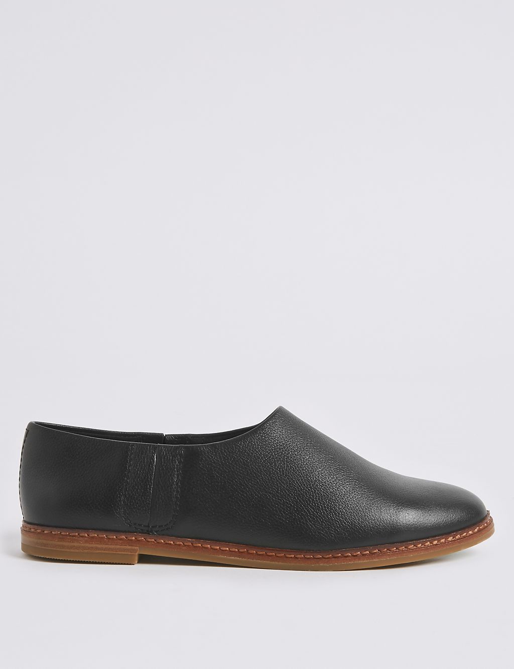 Leather Low Cut Loafers 1 of 6