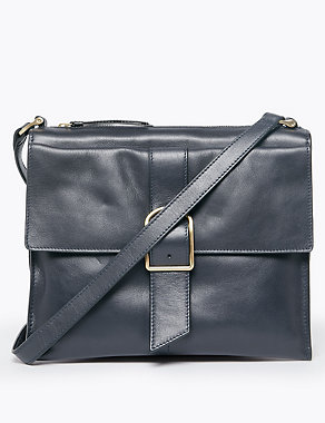 Leather Messenger Bag Image 2 of 6
