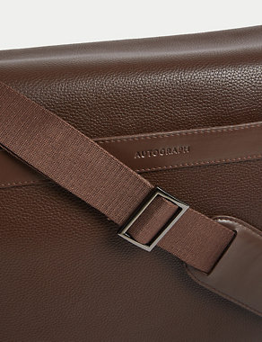 Leather Messenger Bag Image 2 of 4
