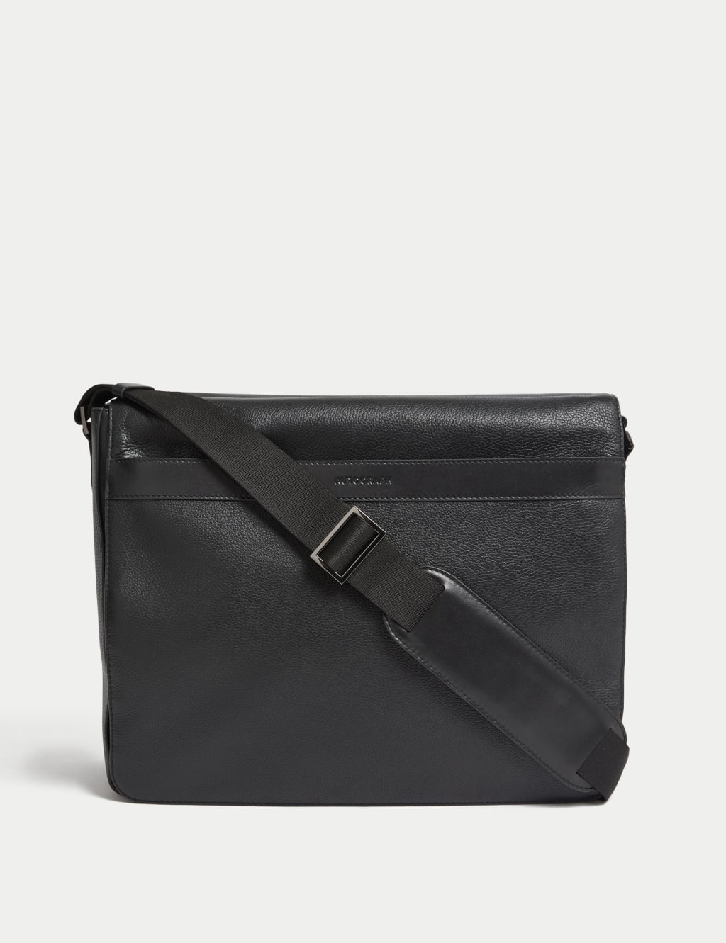 Leather Messenger Bag | Autograph | M&S