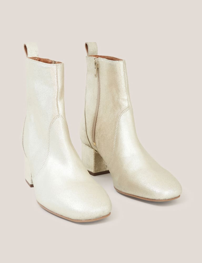 M&s white ankle boots cheap