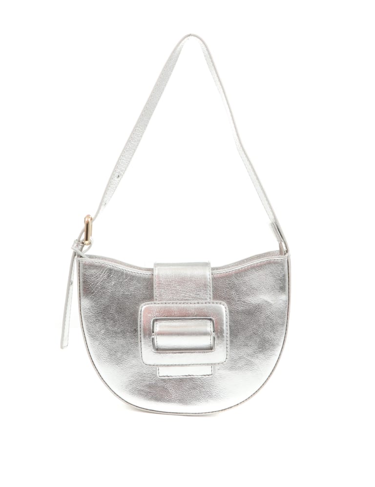 Metallic buckle saddle bag sales