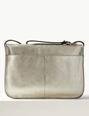 Metallic on sale crossbody bag