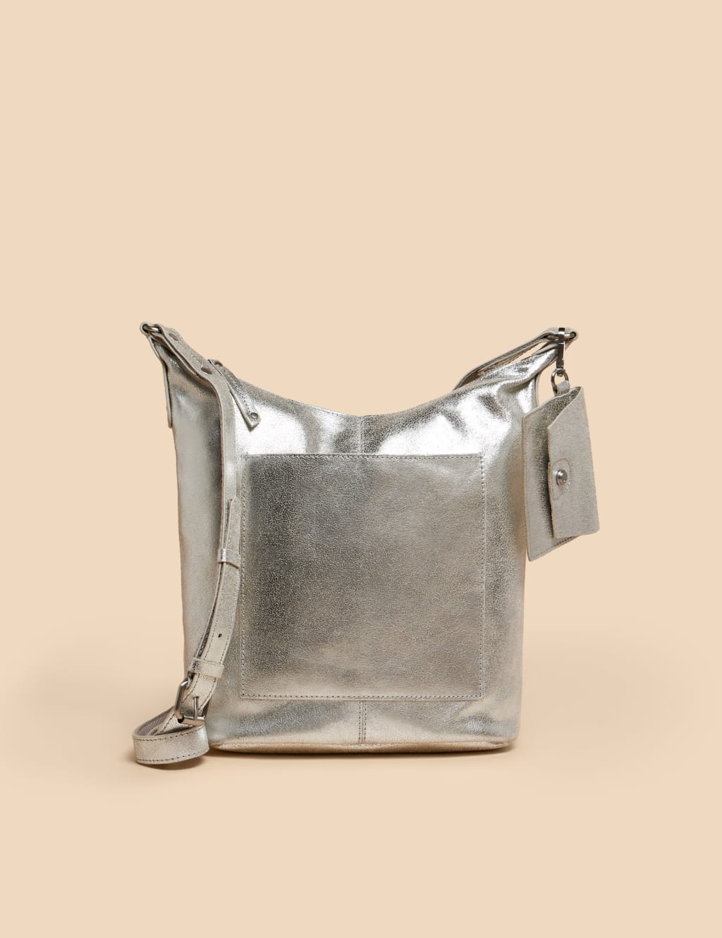 Metallic leather crossbody bag new arrivals