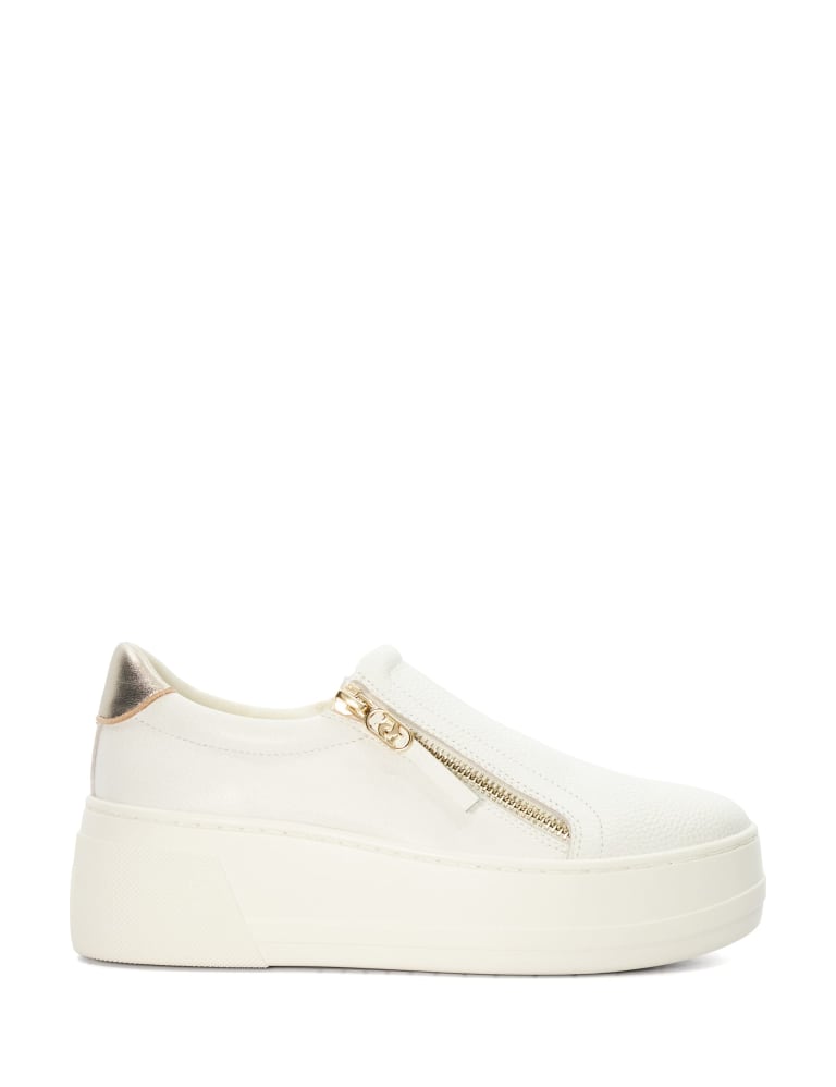 Metallic platform trainers cheap
