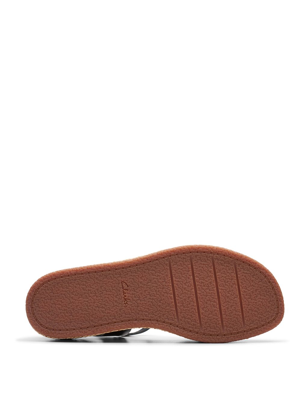Leather Metallic Wedge Sandals 4 of 6