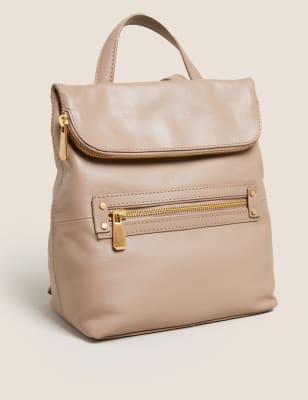 men's mini backpack leather