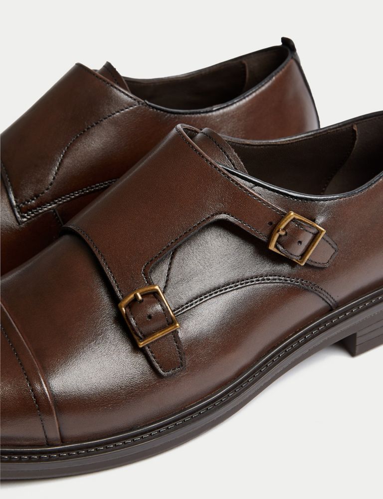 Leather Monk Strap Shoes 3 of 4