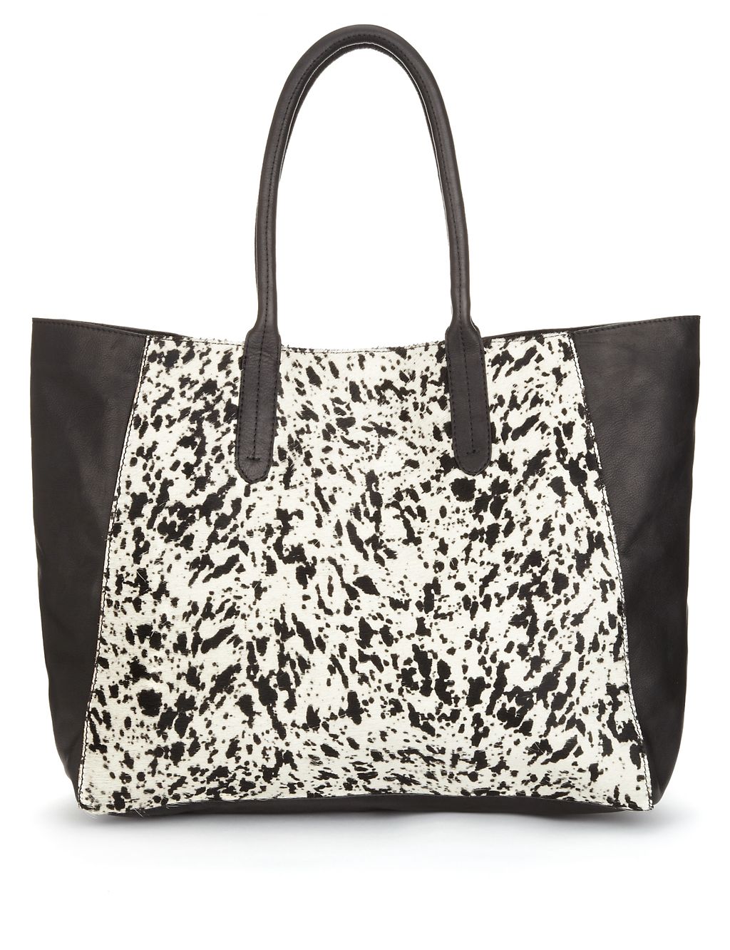 Leather Monochrome Slouch Shopper Bag 2 of 7