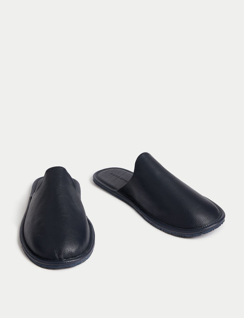 Leather Mule Slippers with Freshfeet™ 1 of 5