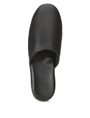 Leather Mule Slippers with Thinsulate™ Image 2 of 4