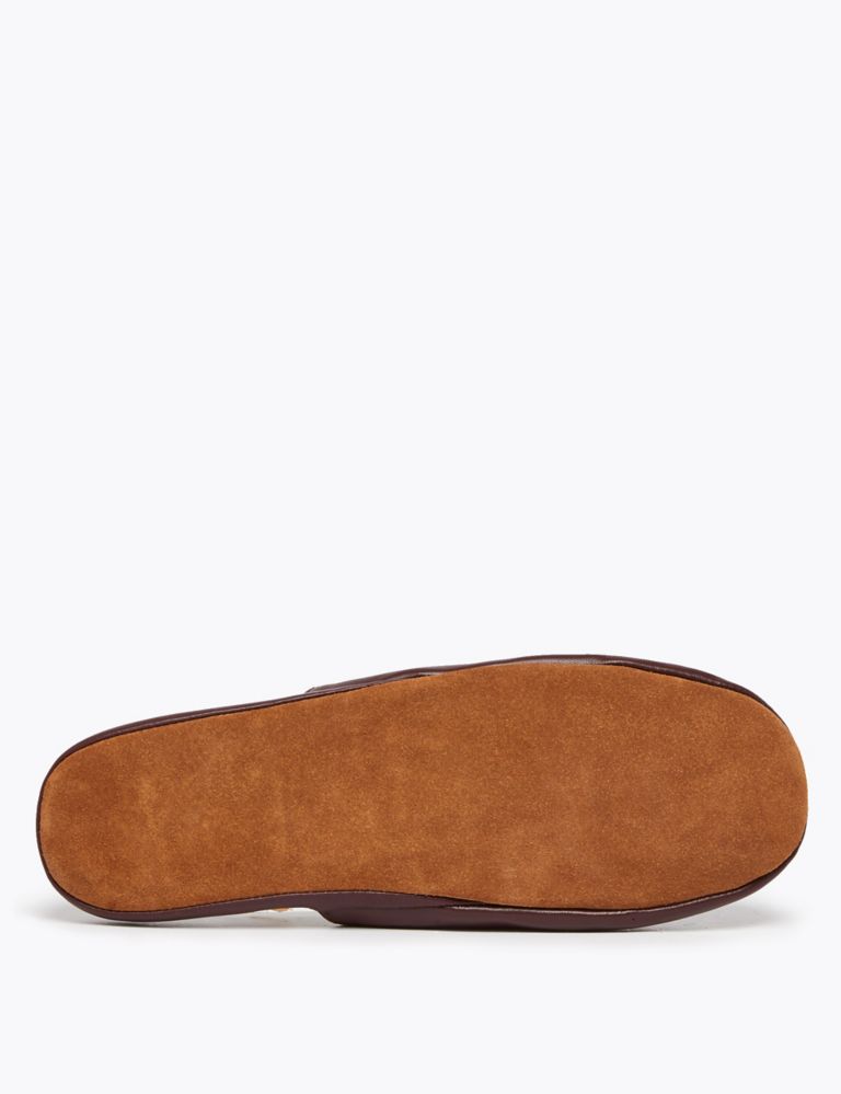 Leather Mule Slippers 5 of 5