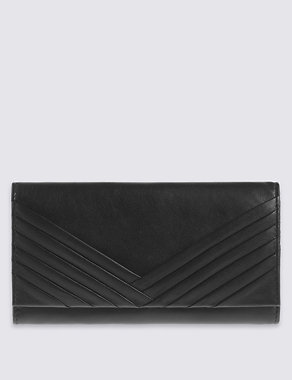 Leather Multi Pleat Purse with Cardsafe™ Image 2 of 5