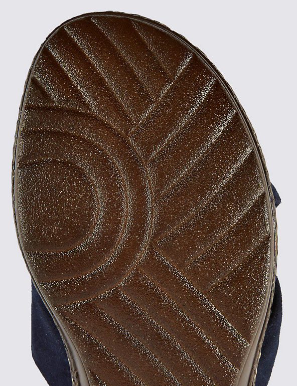 Ex M*S Footglove Leather Tubular Toe Sandals Size 3 4 5 6 7 8