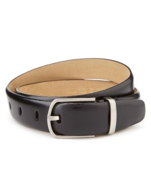 Leather Oval Buckle Belt Image 1 of 1