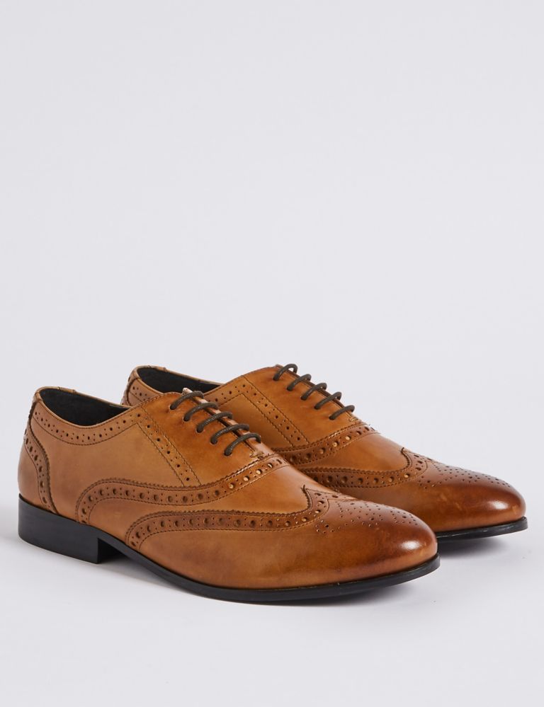 Leather Oxford Brogue Shoes 3 of 6