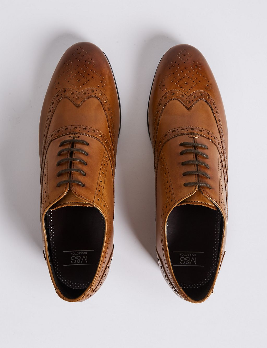 Leather Oxford Brogue Shoes 4 of 6