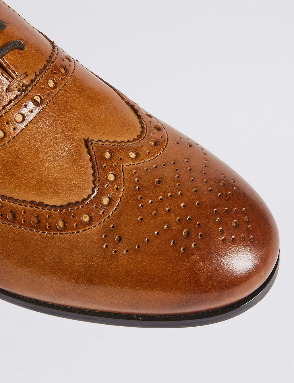 Leather Oxford Brogue Shoes 5 of 6