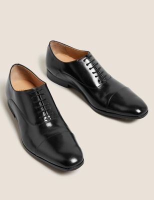 efficiency purely Tropical Leather Oxford Shoes | M&S Collection | M&S