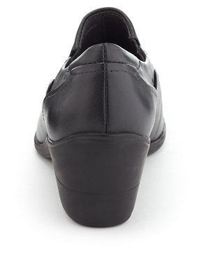 Leather Panelled Shoes Image 2 of 4