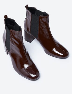 marks and spencer burgundy boots