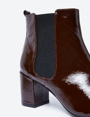 berry patent boots