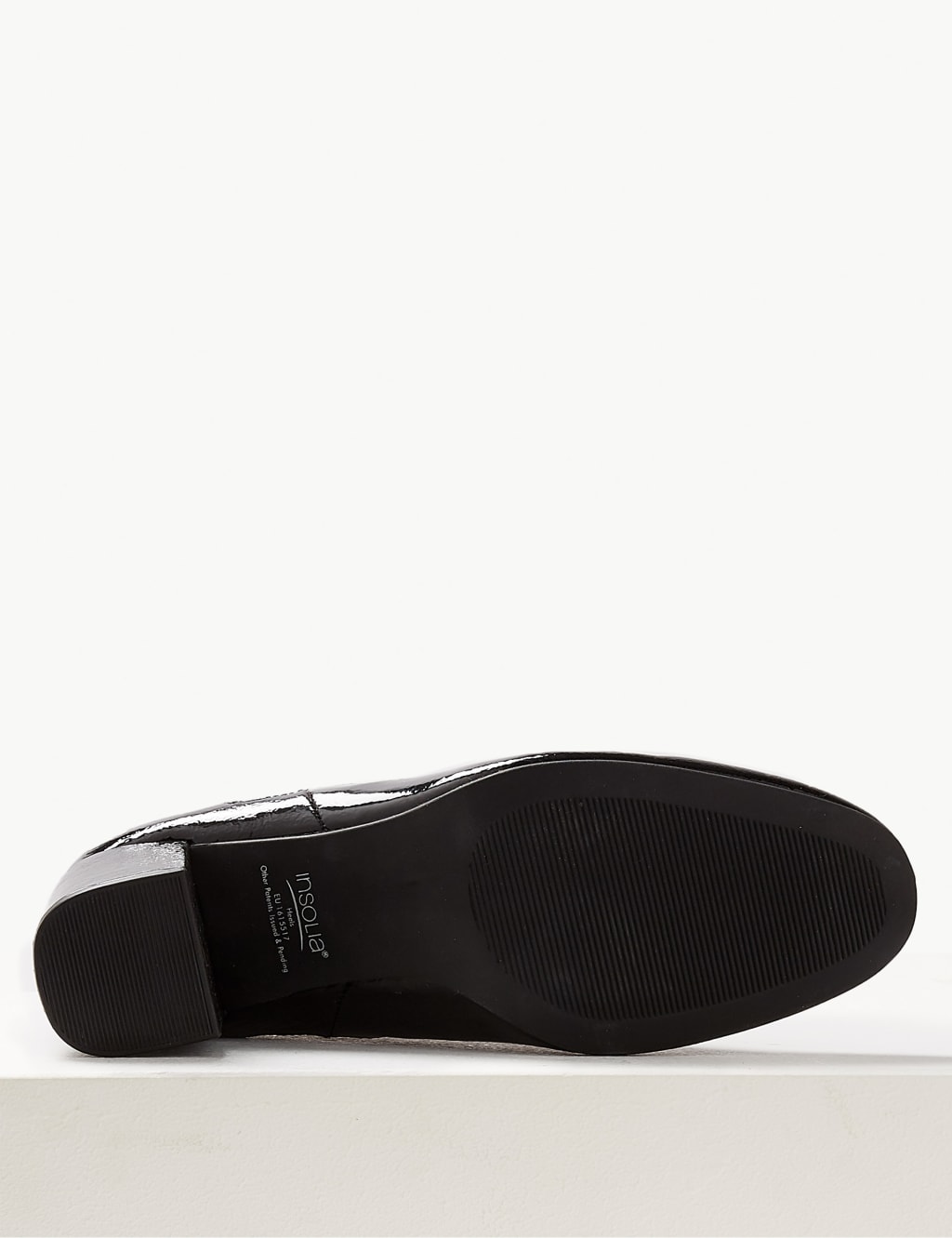 Leather Patent  Block Heel Chelsea Ankle Boots 5 of 5