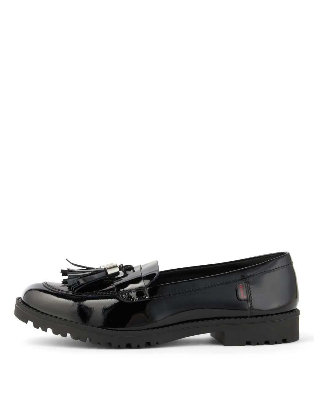 Leather Patent Tassel Loafers | Kickers | M&S