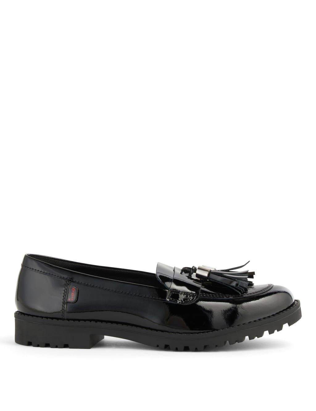 Leather Patent Tassel Loafers | Kickers | M&S