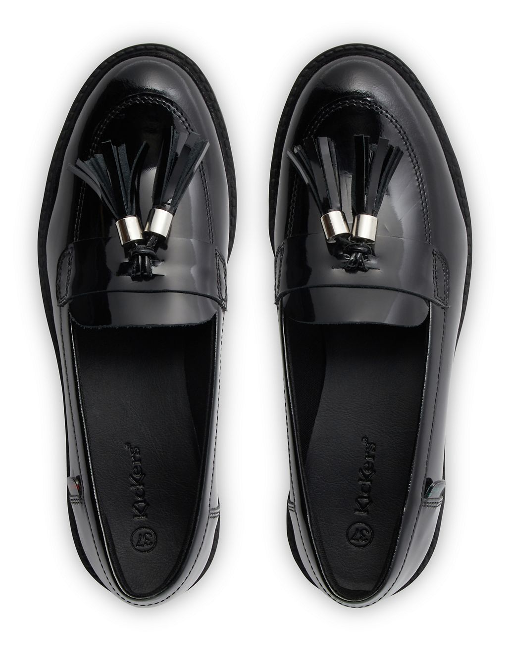 Leather Patent Tassel Loafers 5 of 6
