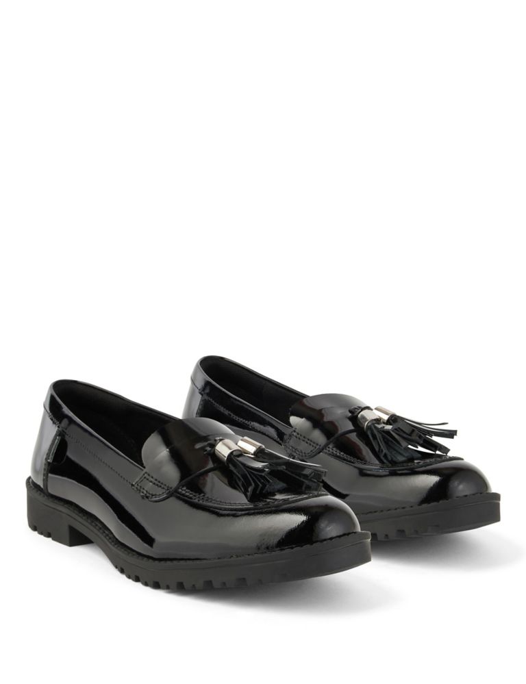 Leather Patent Tassel Loafers 2 of 6
