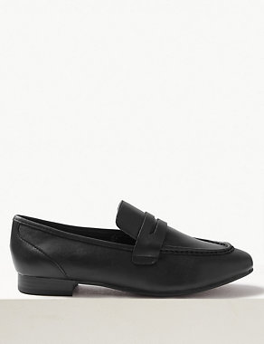 Leather Penny Loafers Image 2 of 5