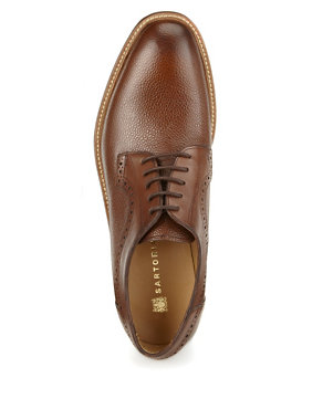 Leather Plain Lace Up Shoes Image 2 of 5