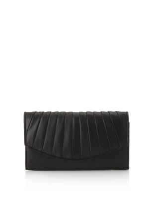 Leather Pleated Purse with Cardsafe™ Image 2 of 6