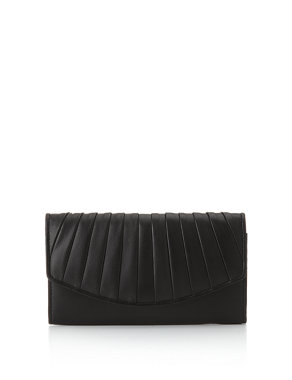 Leather Pleated Purse with Cardsafe™ Image 2 of 6