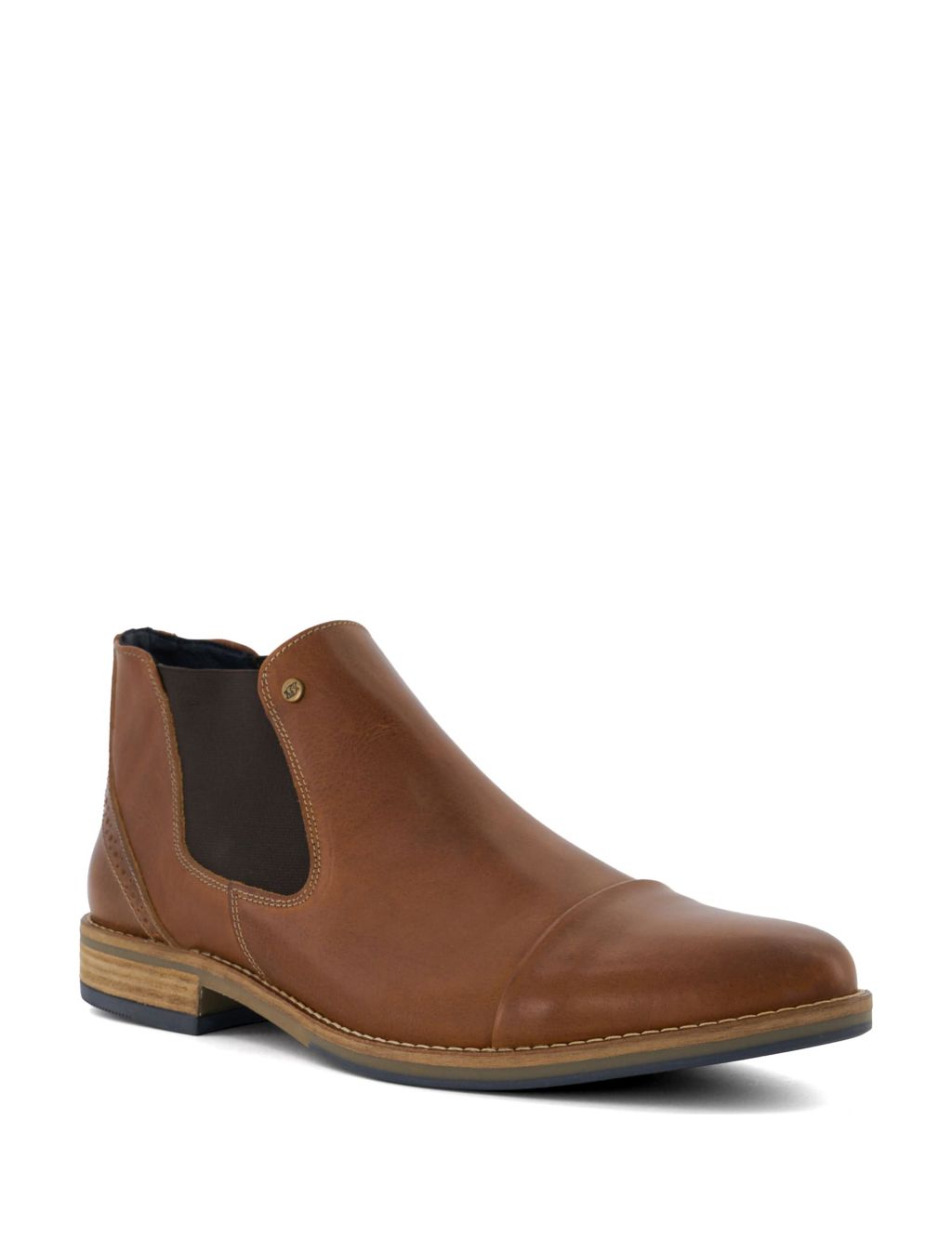 Leather Pull-On Chelsea Boots 1 of 5