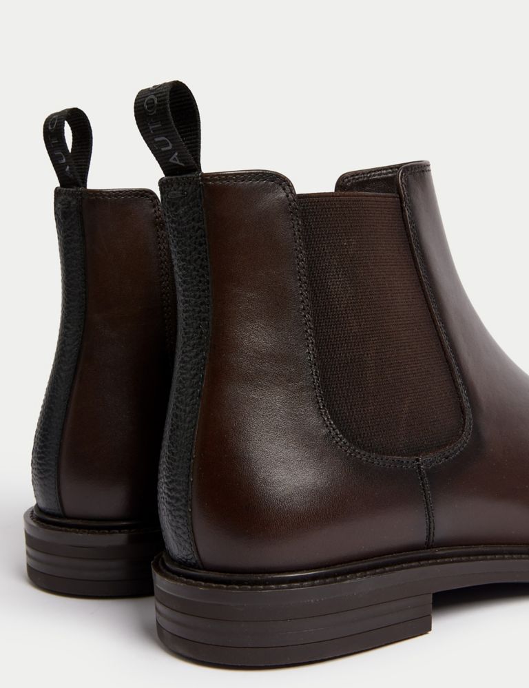 Leather Pull-On Chelsea Boots 3 of 4