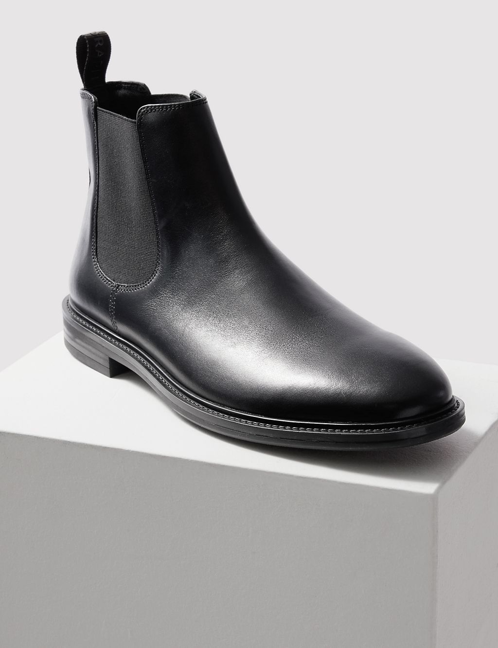 Leather Pull-On Chelsea Boots | Autograph | M&S