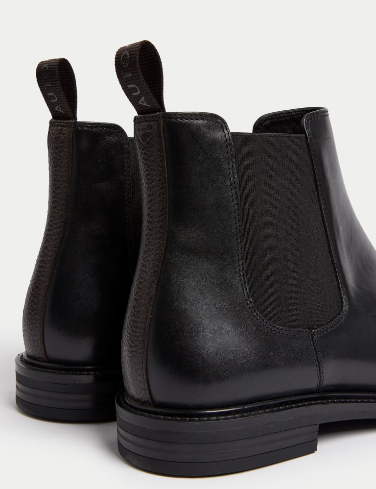 Leather Pull On Chelsea Boots Autograph M S