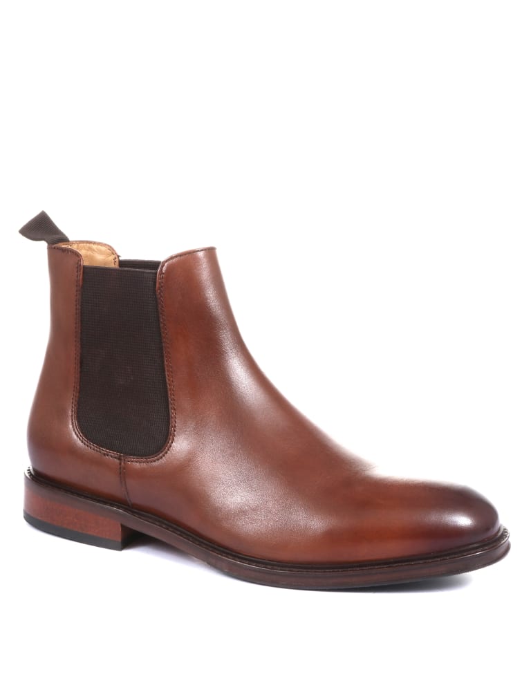 M&s leather chelsea boots store