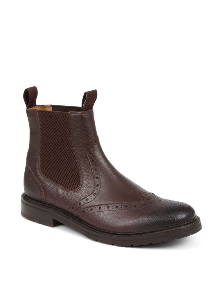 Leather Pull-On Chelsea Boots 3 of 6
