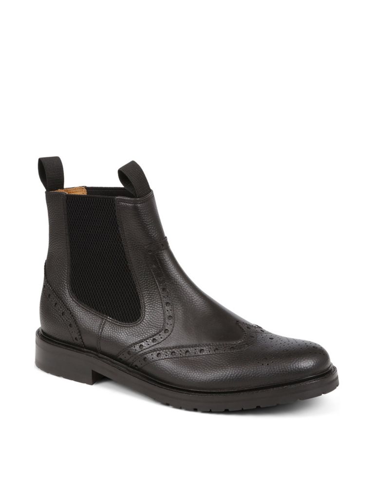 Leather Pull-On Chelsea Boots 3 of 6