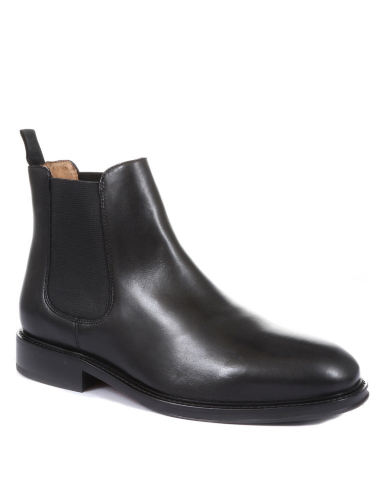 Leather Pull-On Chelsea Boots 2 of 6