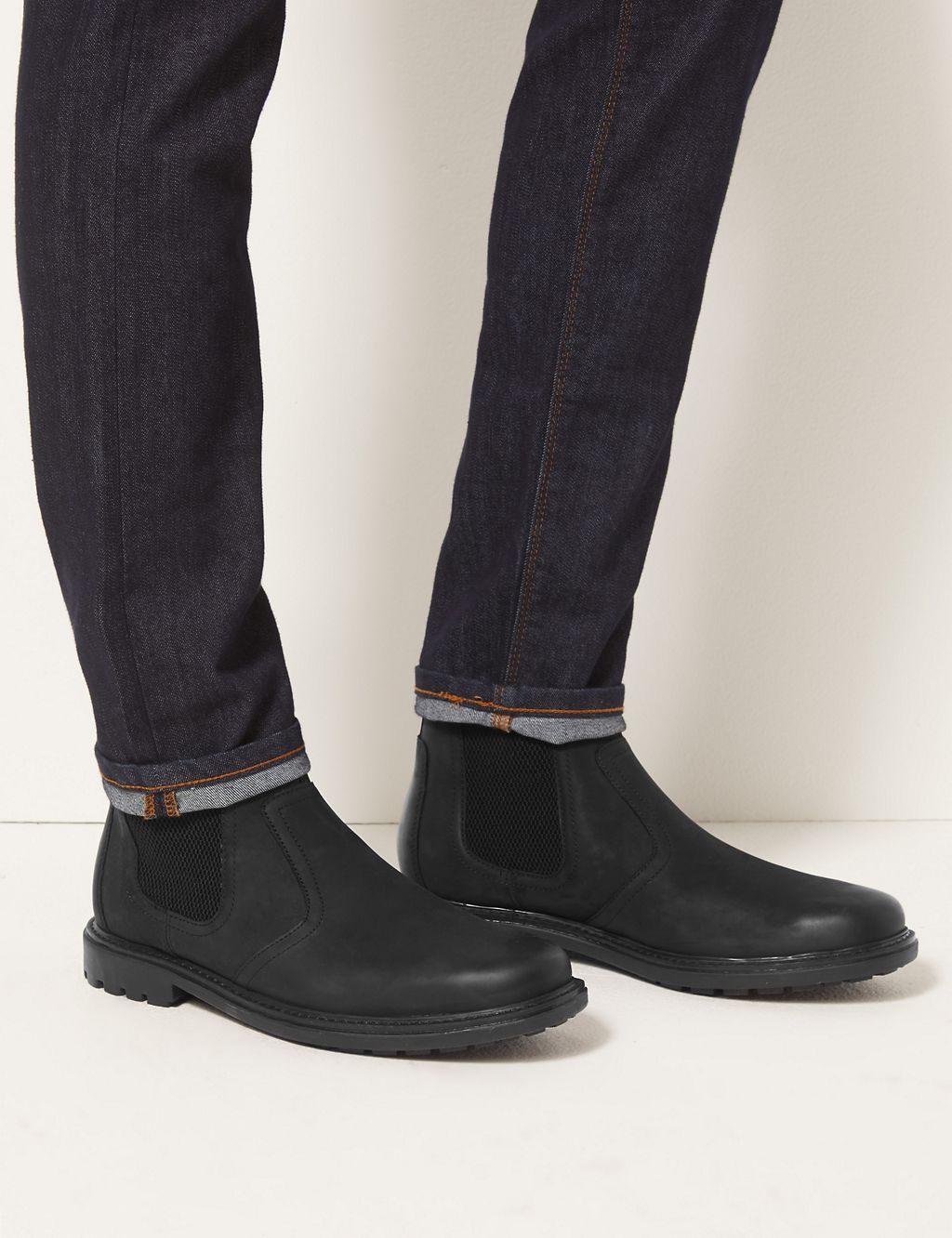 Leather Pull-on Chelsea Boots 3 of 6