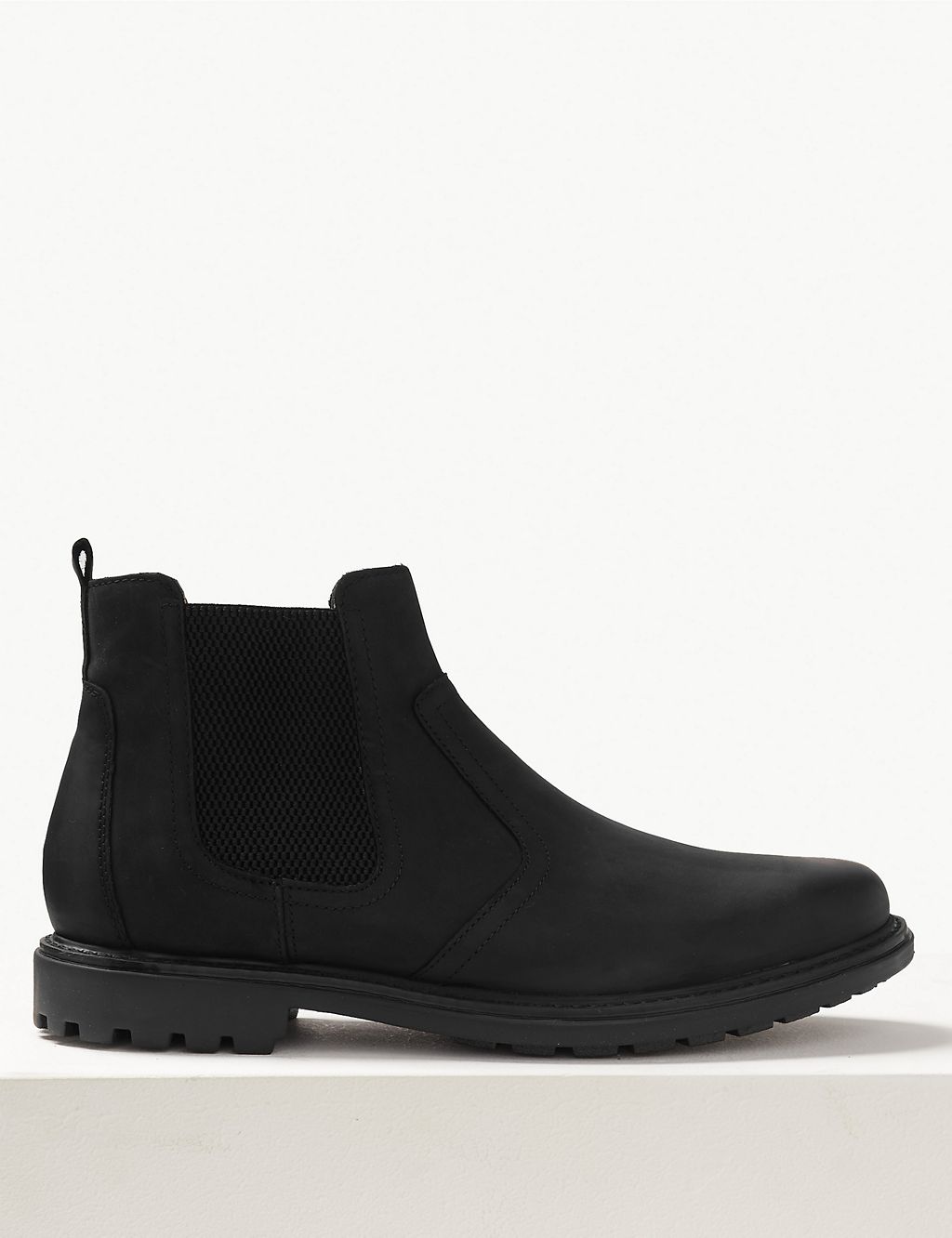 Leather Pull-on Chelsea Boots 1 of 6